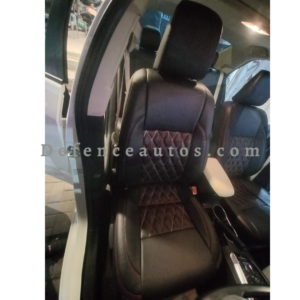 Toyota Corolla Seat Cover With Diamond Design | Car Seat Poshish | Leather Rite Seat Cover | Model 2015-21