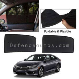 Honda Civic Foldable & Flexible Side Sunshade Without Logo | Model 2016-21